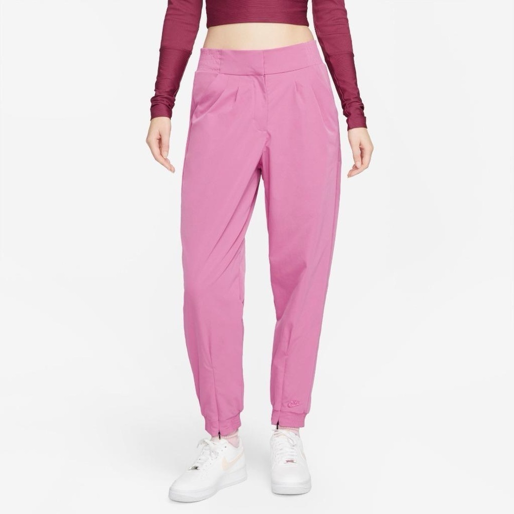 NIKE DRI-FIT WOMENS TECH PACK HIGH-WAISTED PANTS PINK size xl